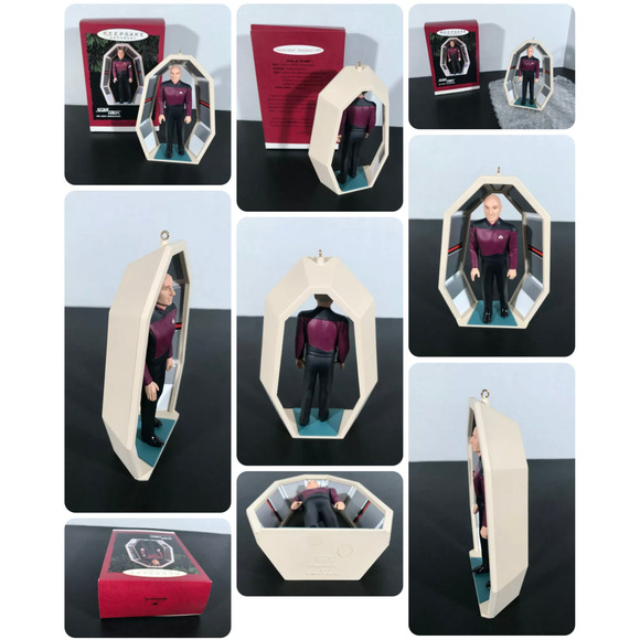 Hallmark Keepsake Ornament Star Trek The Next Generation Captain Jean-Luc-Picard - Picture 8 of 8